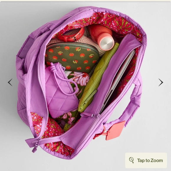 Vera Bradley Knollton Quilted Featherweight Tote Bag - Picture 5 of 7